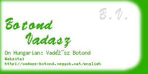 botond vadasz business card